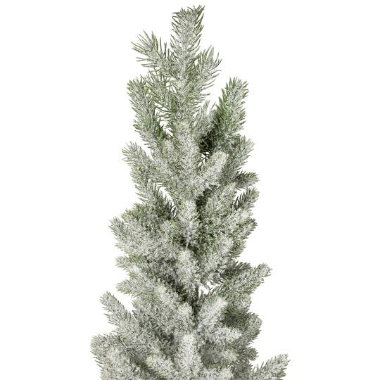 Northlight 4.5ft. Unlit Slim Flocked Norfolk Pine Artificial Christmas Tree